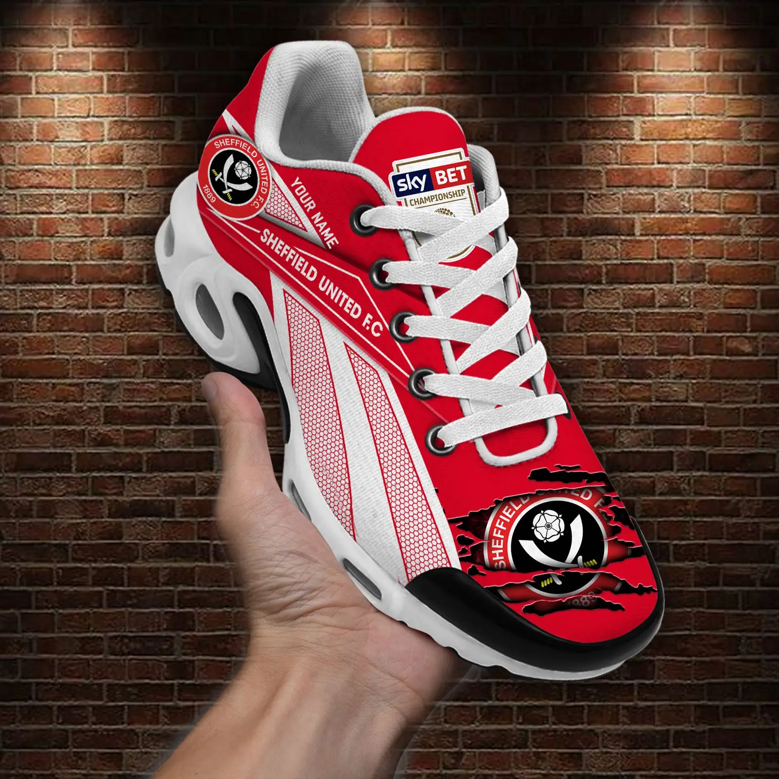 Sheffield United F.C Air Max Plus Shoes Sneakers For Men And Women