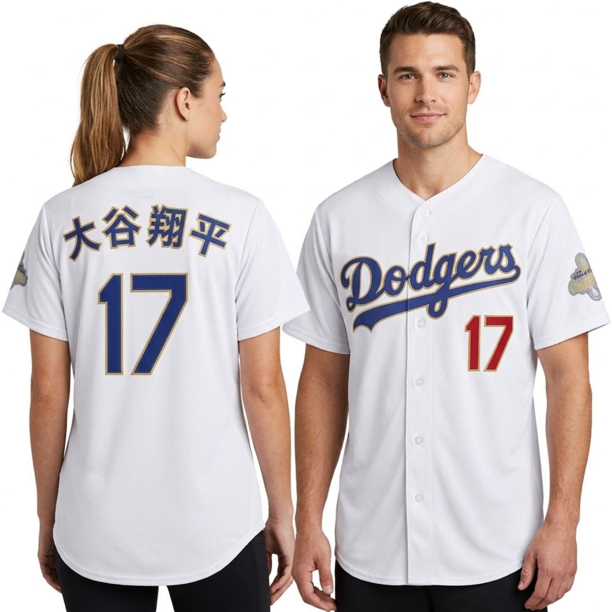 Shohei Ohtani Kanji Los Angeles Dodgers Home World Series Jersey 2026 Gifts For Baseball Fans