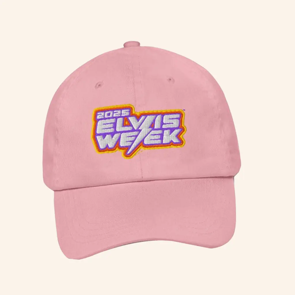 Shopelvis Merch Elvis Week 2025 Embroidered Hat Gifts For Her -WearandDecor