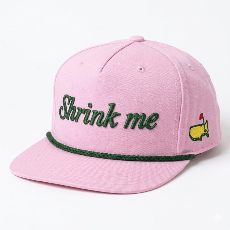 Shrink Me Golf Rope Baseball Cap Masters Golf Clothing Gift For Proud Sports Dad