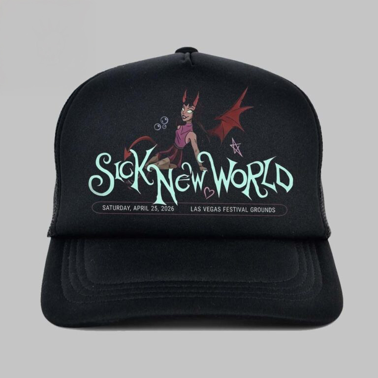 Sick New World 2026 Las Vegas Festival Merch On April 25 2026 Hat Gift For Fan