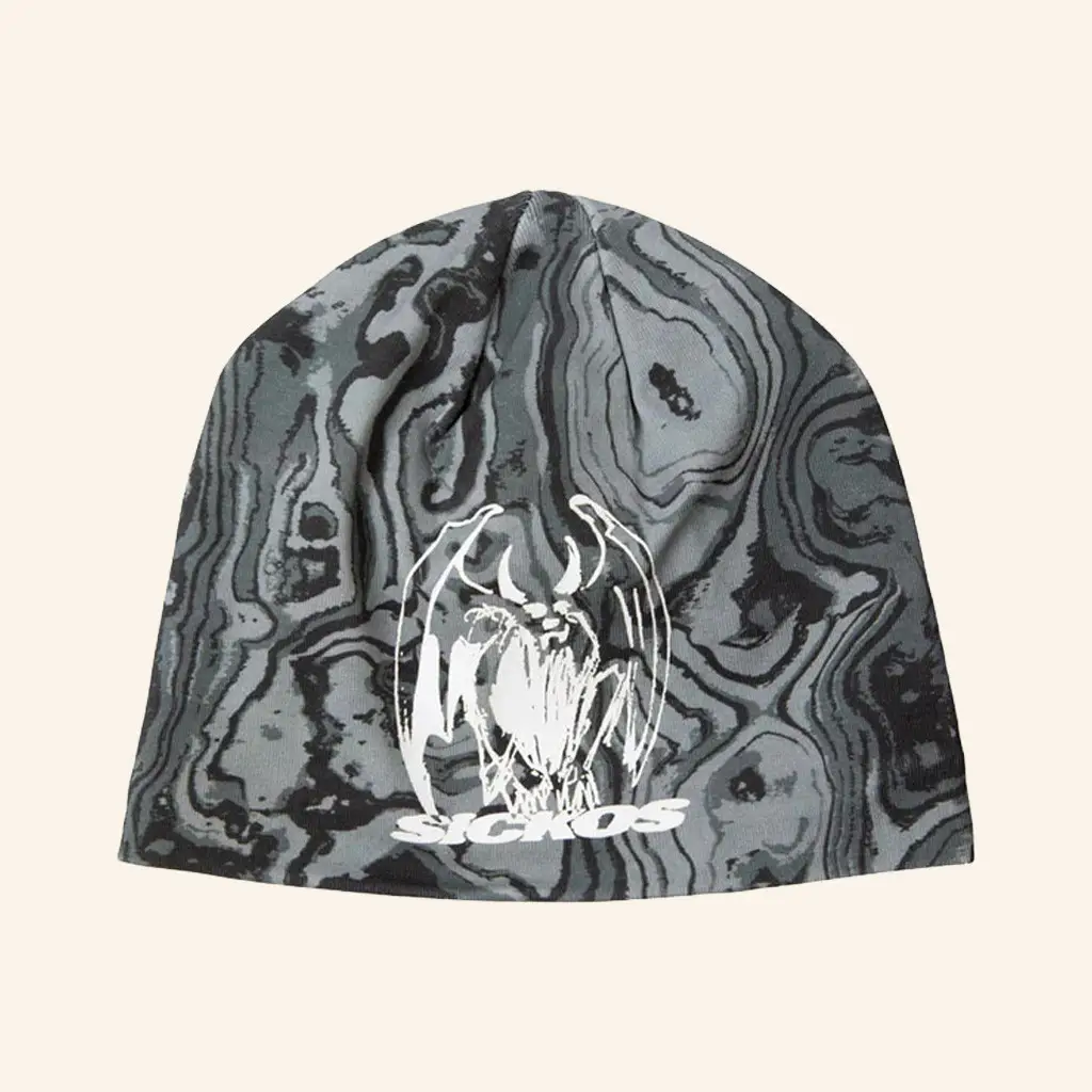 Sickos Merch Liquid Chrome Beanie Unique Birthday Gift For Brothers - WearandDecor