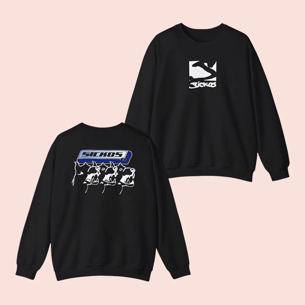 Sickos Merch Sickos Logo Sweatshirt Best Streetwear Clothing Gifts For Sickos Lovers