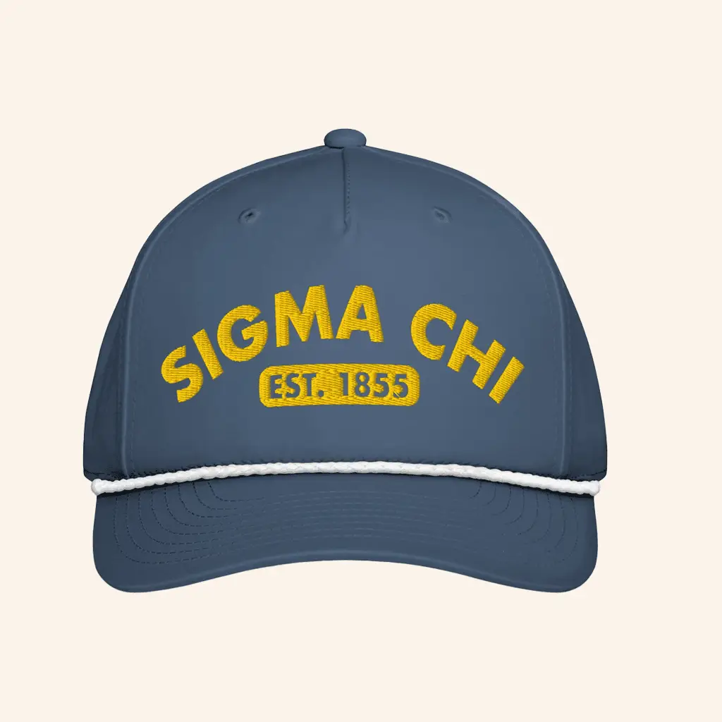 Sigma Chi Merch Embroidered Hat Gifts For Father -WearandDecor