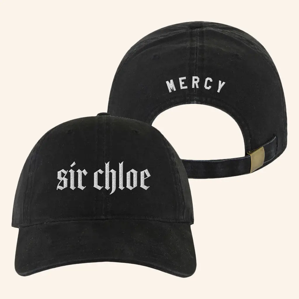 Sir Chloe Music Merch Mercy Embroidered Hat Presents For Dad -WearandDecor