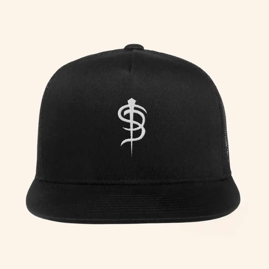 Skinny Puppy Merch Classic Symbol Trucker Snapback Hat Embroidered Gifts For Him - WearandDecor