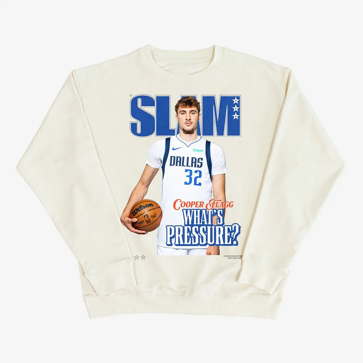 SLAM Cover Cooper Flagg NBA Sweatshirt Dallas Mavericks Merch Cooper Flag Lover Gift SLAM Cover Cooper Flagg NBA Sweatshirt Dallas Mavericks Merch Cooper Flag Lover Gift - Image 1