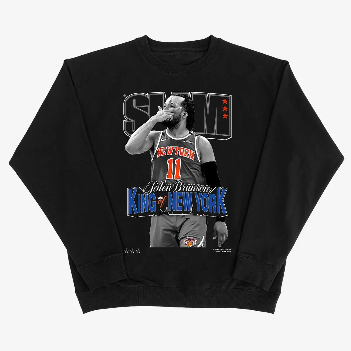 SLAM Cover Jalen Brunson Basketball Sweatshirt New York Knicks Clothing Jalen Brunson Fan Gift