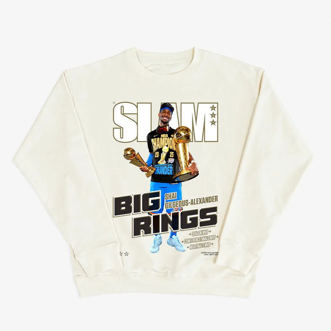 SLAM Cover Shai Gilgeous Alexander Basketball Sweatshirt 90s NBA Vintage Aesthetic Merch Gift For Shai Fans