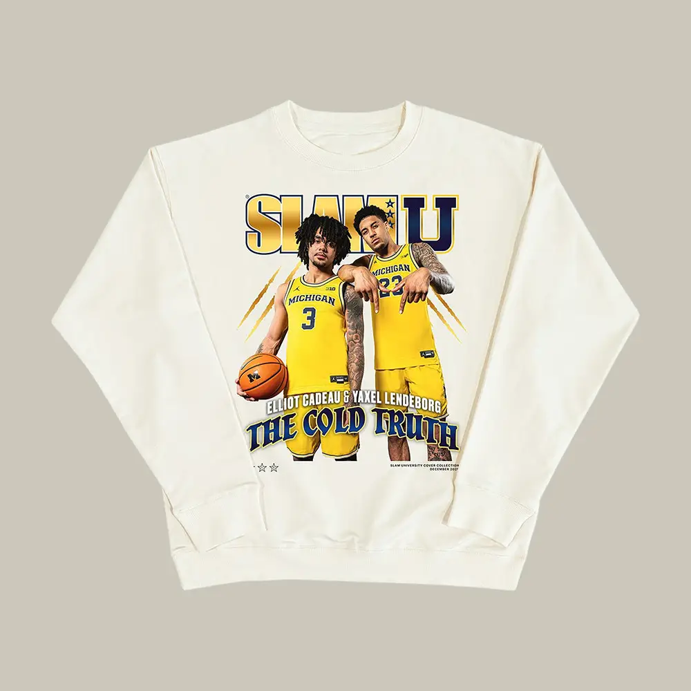 SLAM Lendeborg And Cadeau Basketball Sweatshirt 2026 Final Four Apparel March Madness Gear