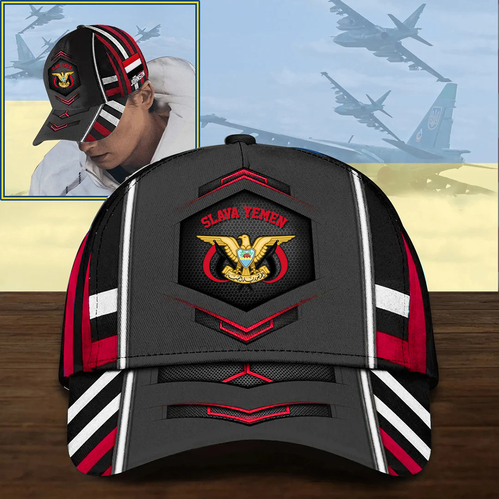 Slava Yemen Hat Yemen Flag Logo Merch Gift For Mens