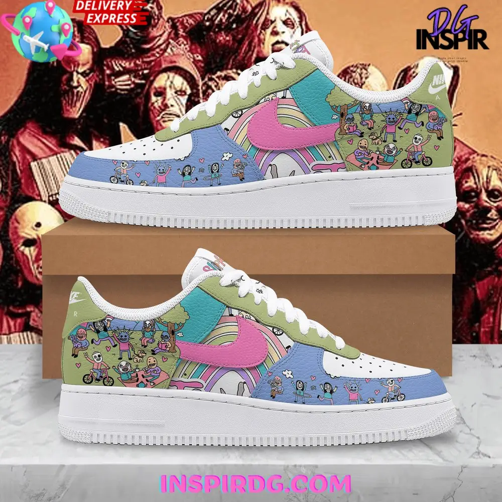 Slipknot Doodle Art Limited Air Force 1