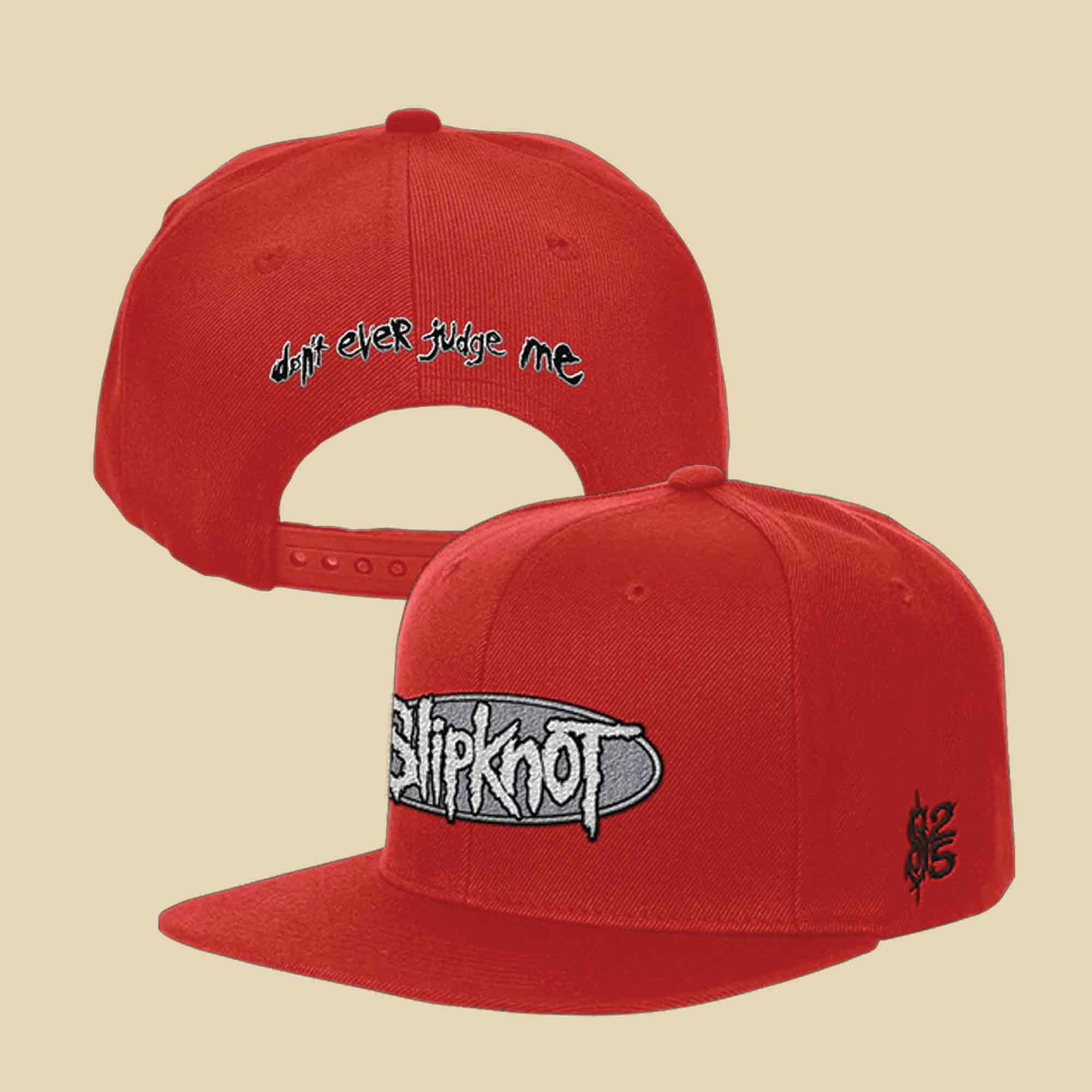 Slipknot Merch Don't Ever Judge Me 25th Anniversary Snapack Concert Hat Gift For Fan