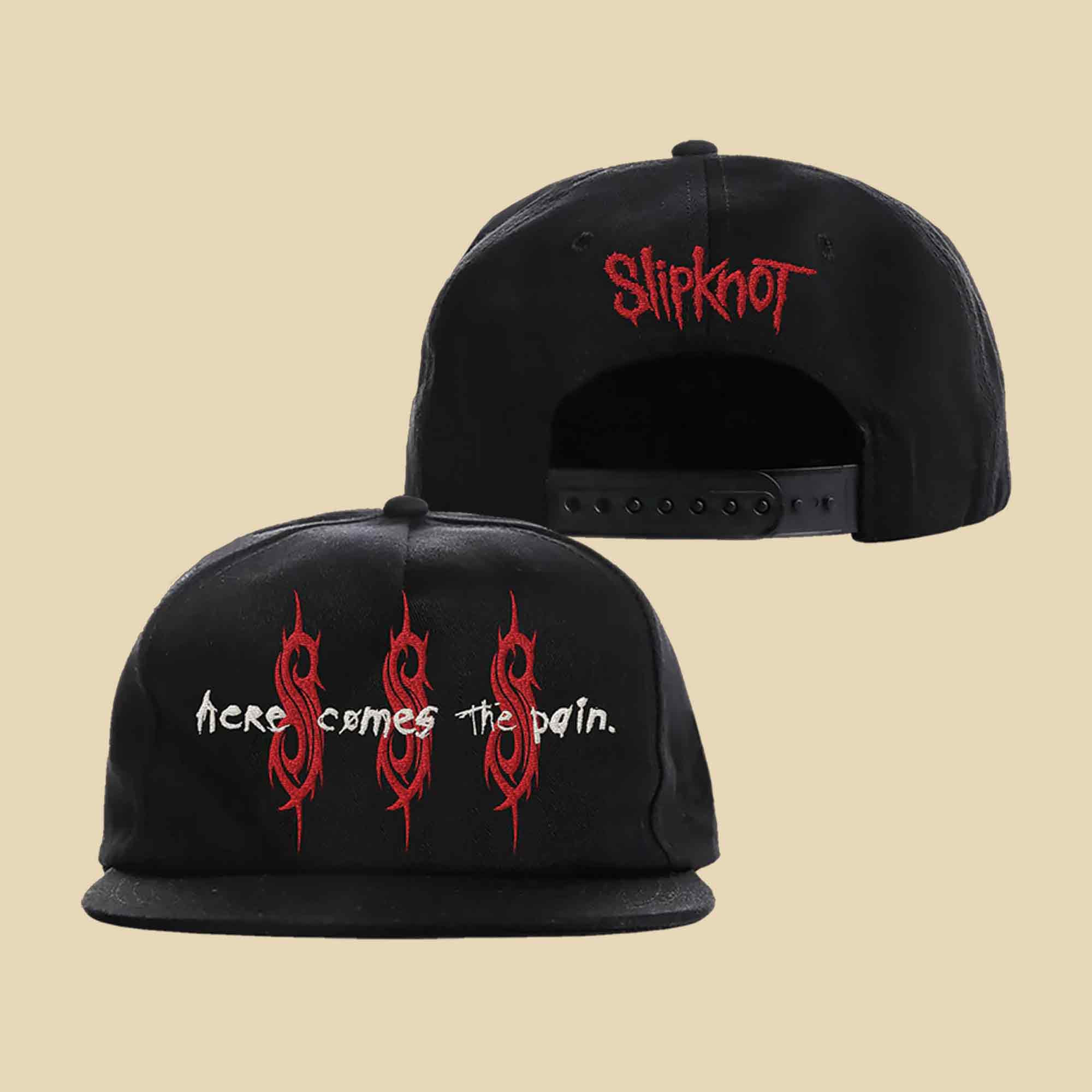 Slipknot Merch Here Comes The Pain Snapback Maggots Fan Hat Gift For Fan