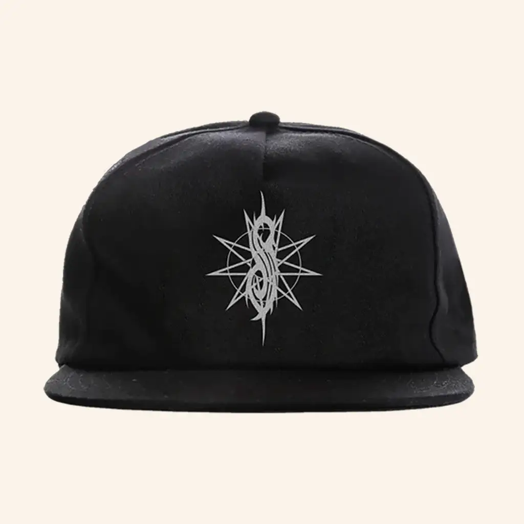 Slipknot Merch Tribal S 9 Point Snapback Hat Embroidered Gift Ideas For Dad -WearandDecor