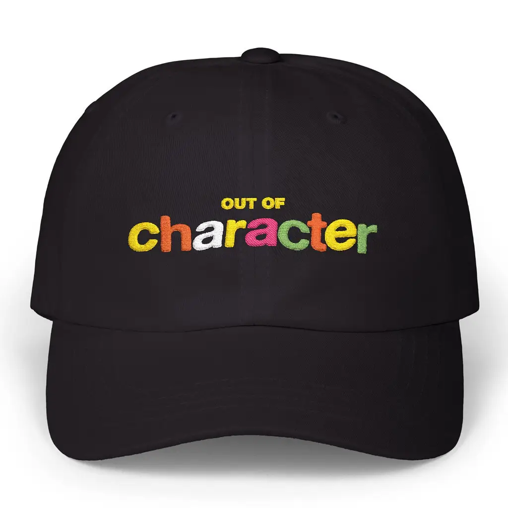 Slushy Noobz Merch Out Of Character Embroidered Hat Christmas Gifts For Guys -WearandDecor