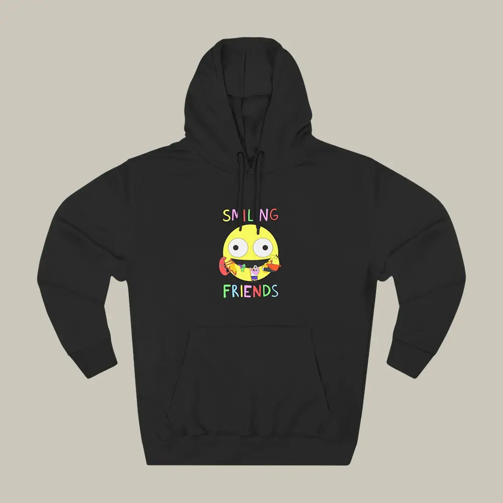 Smiling Friends Graphic Hoodie Smiling Friends Apparel Present For Tv Show Lover