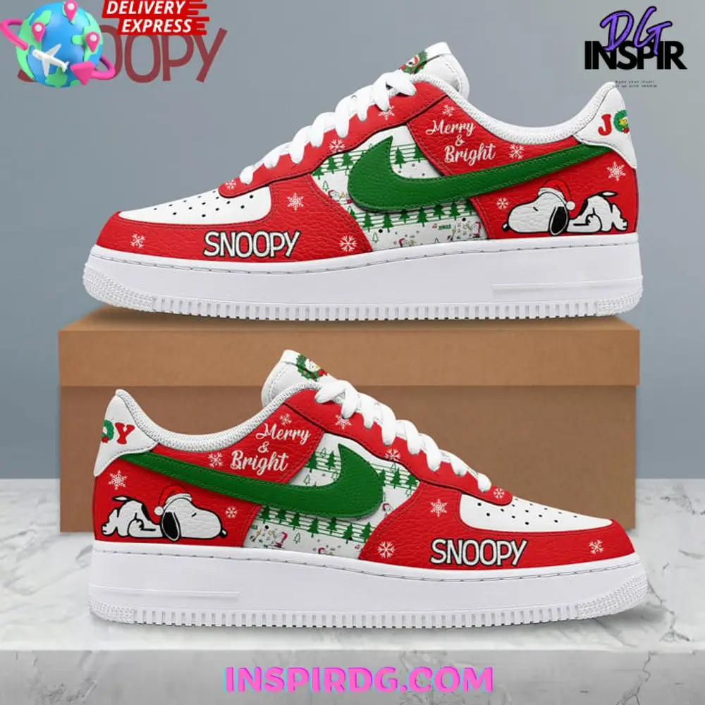 Snoopy Merry & Bright Limited Edition Air Force 1