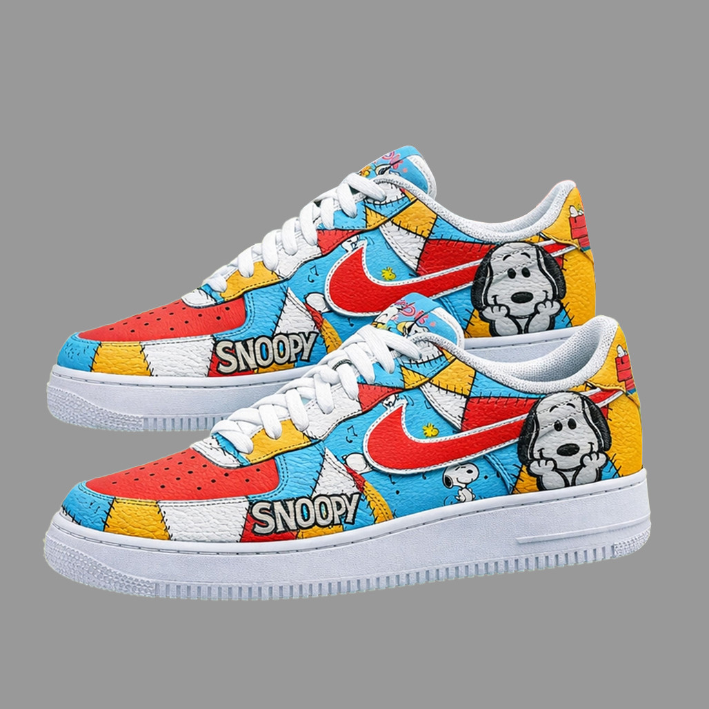 Snoopy Peanuts Air Force 1 Shoes Sneakers 2026