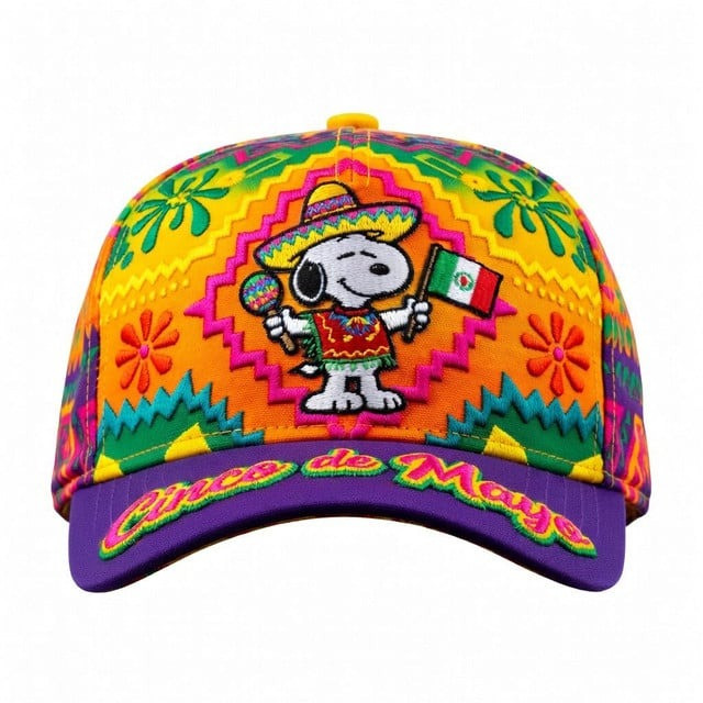 Snoopy x Cinco De Mayo Hat Mexican Fiesta Party Baseball Cap Gift Ideas For Men