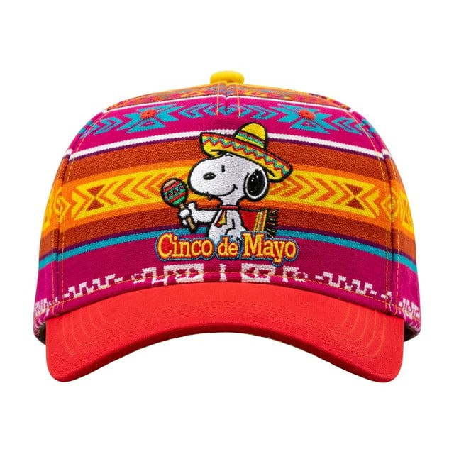Snoopy x Cinco De Mayo Hat Skeleton Holiday Fiesta Baseball Cap Gift Ideas For Men