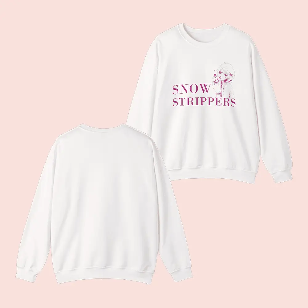 Snow Strippers Merch Little Cupcake Girl Sweatshirt Snow Strippers Tour Merch Fan Gifts