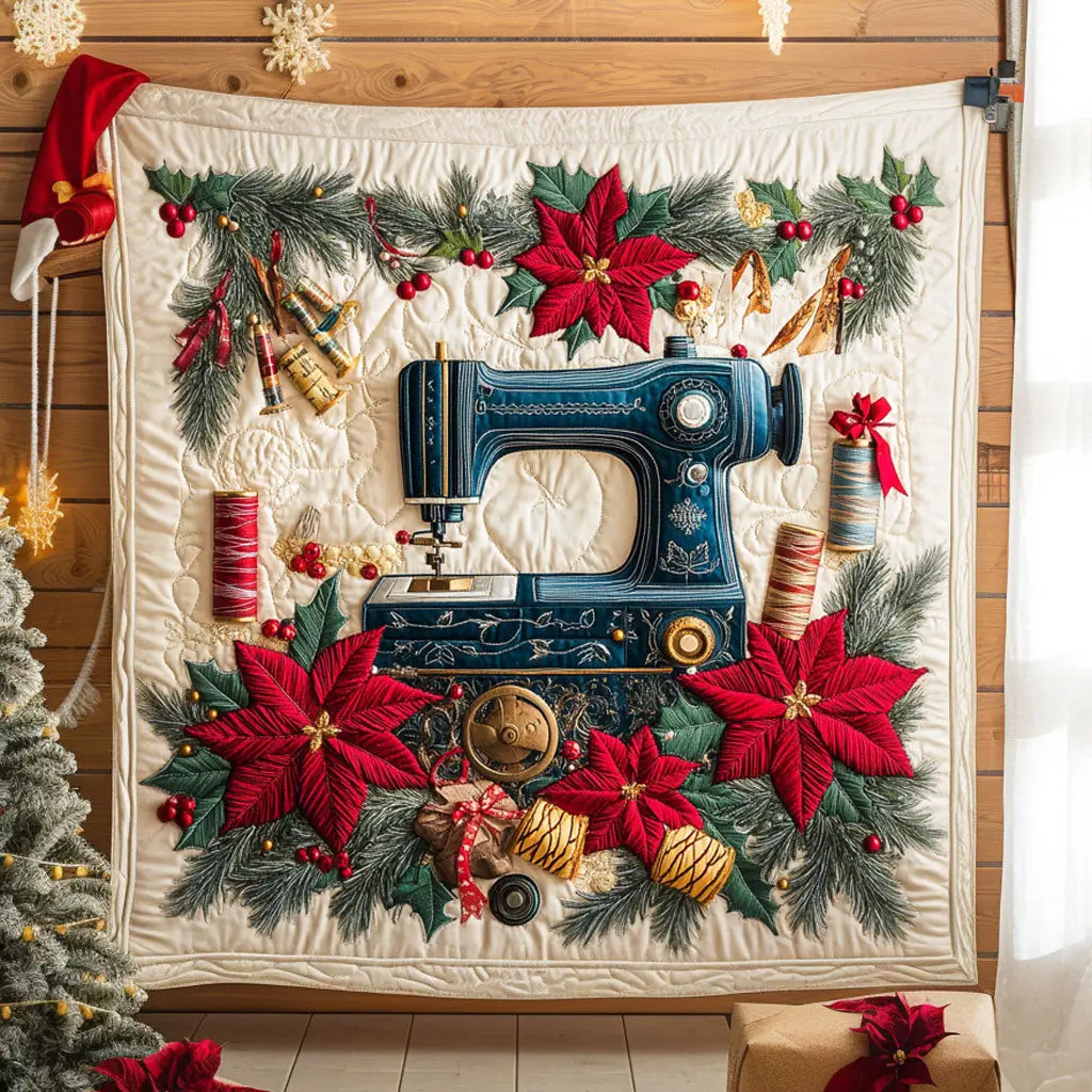 Snowlight Sewing Machine Quilt Premium Quilt Blanket for Family and Guests Snowlight Sewing Machine Quilt Premium Quilt Blanket for Family and Guests - Image 1