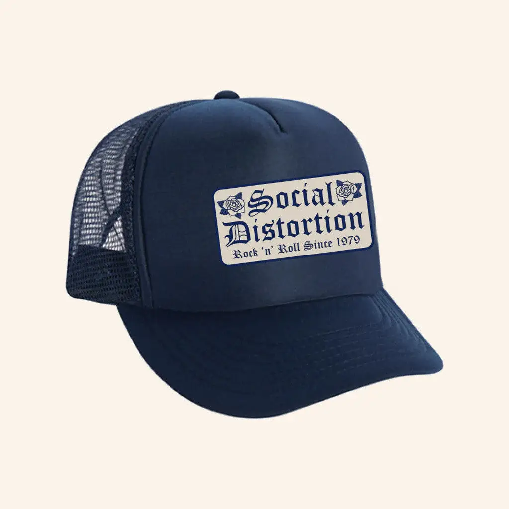 Social Distortion Merch Rock N Roll Trucker Hat Gifts For Friends -WearandDecor