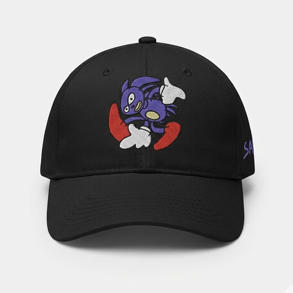 Sonic The Hedgehog Sanic Adventure Hat Sega Sanic Fan Merch Cap Gift Items