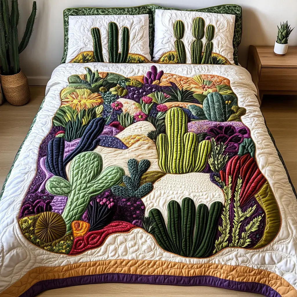Sonoran Sunset Quilted Bedding Set Thoughtful Bedding Gift for Cozy Winter Nights Sonoran Sunset Quilted Bedding Set Thoughtful Bedding Gift for Cozy Winter Nights - Image 1