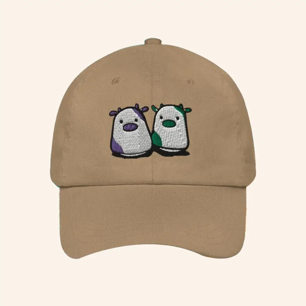 Sounds Fake Pod Merch Cow Embroidered Hat Gifts For Father -WearandDecor