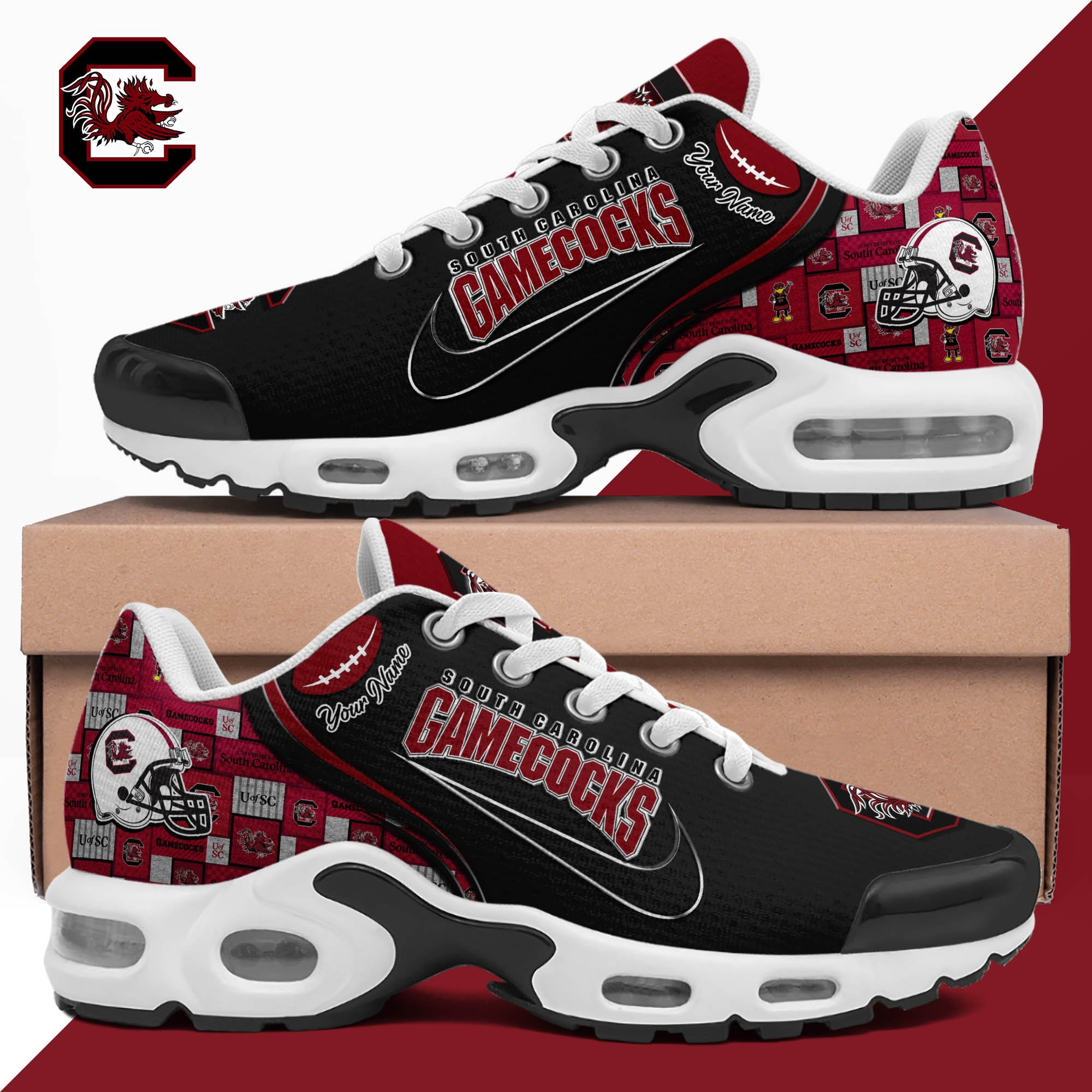 South Carolina Gamecocks Shoes 2026 Version Custom Your Name 499