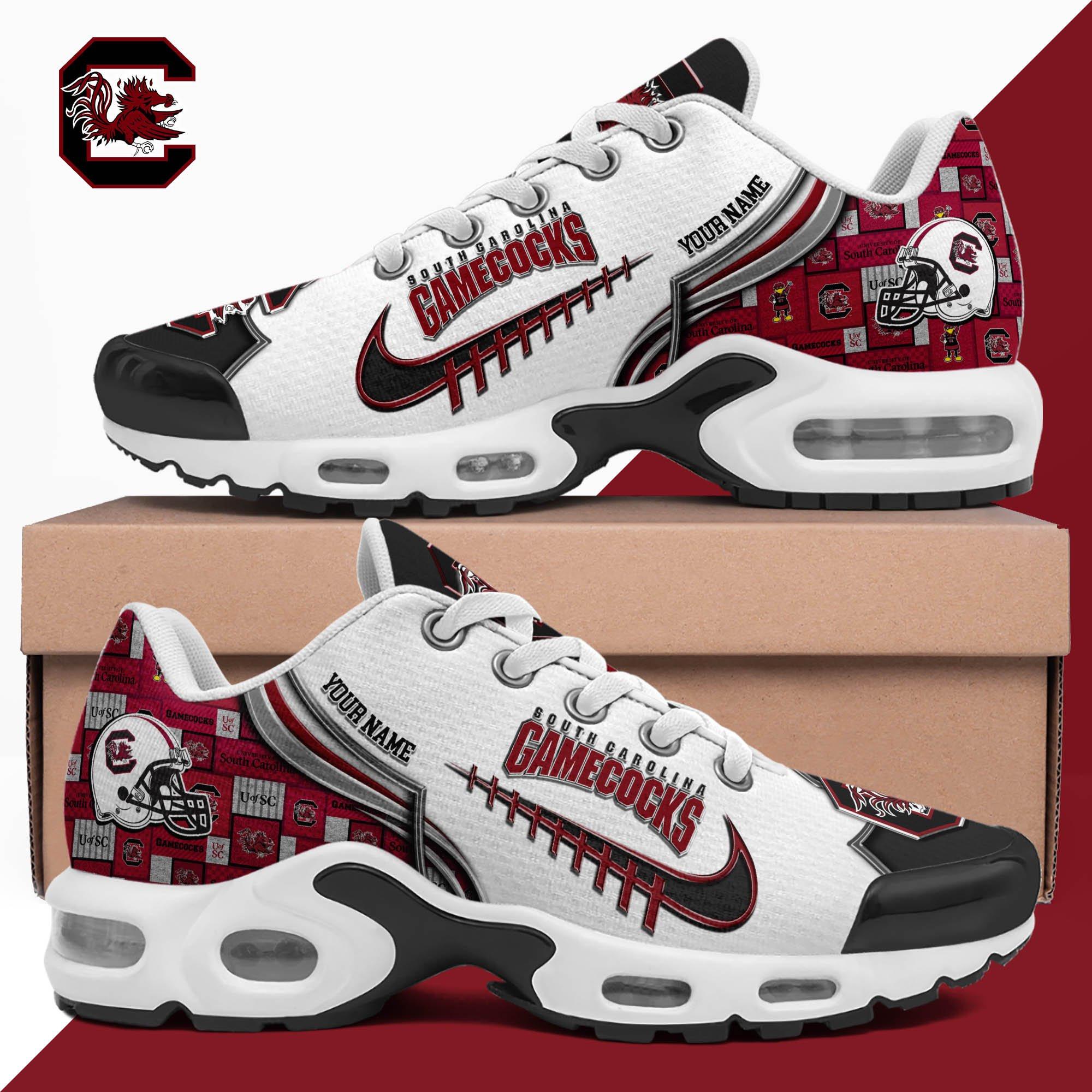 South Carolina Gamecocks Shoes 2026 Version Custom Your Name 642