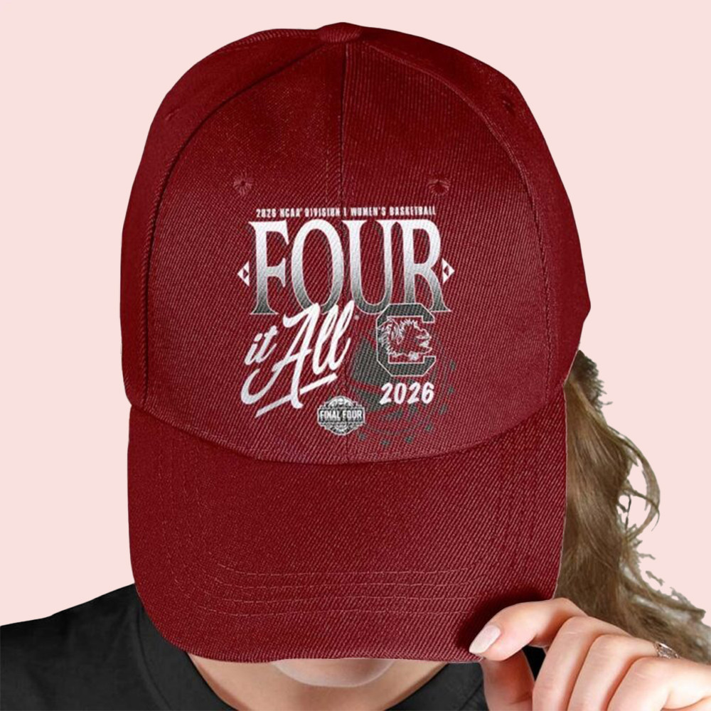 South Carolina Gamecocks Women’s Basketball 2026 NCAA Final Four Zone Move Four It All Cap Hat Snapback