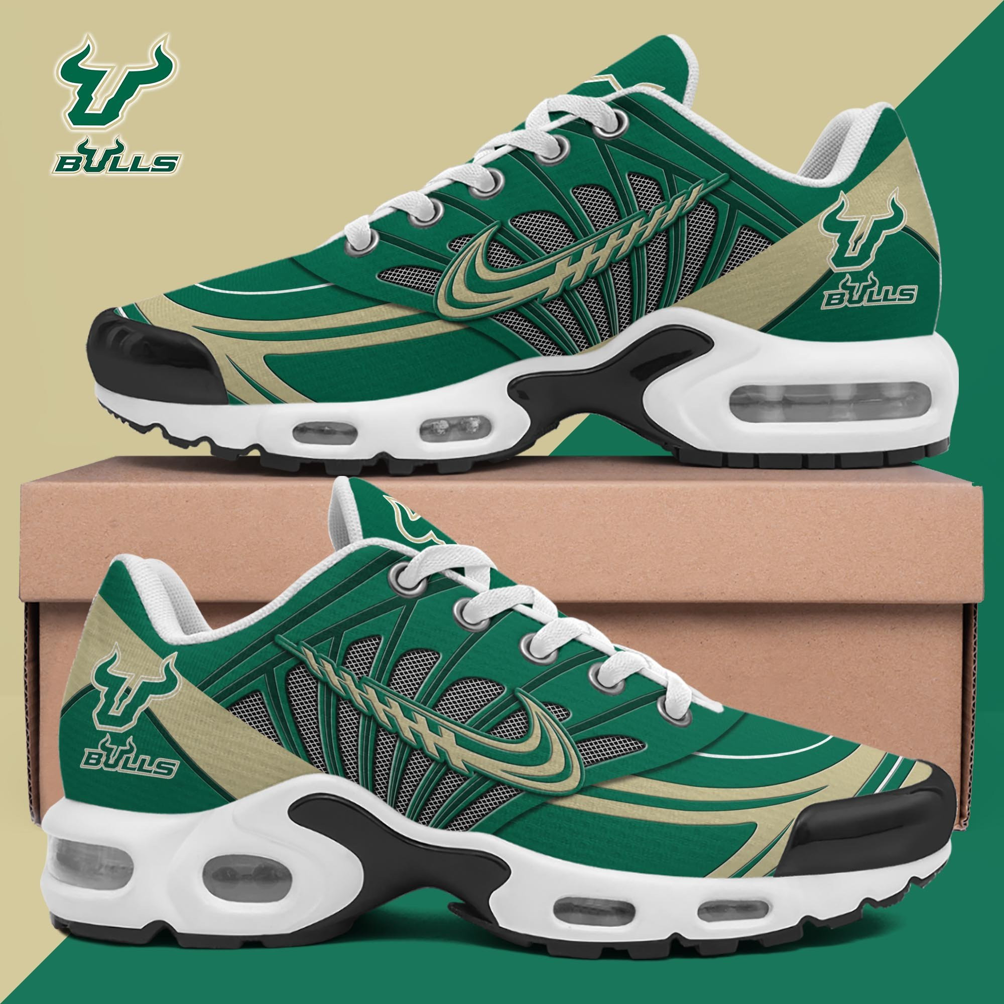 South Florida Bulls Shoes 2026 Version Custom Name 135
