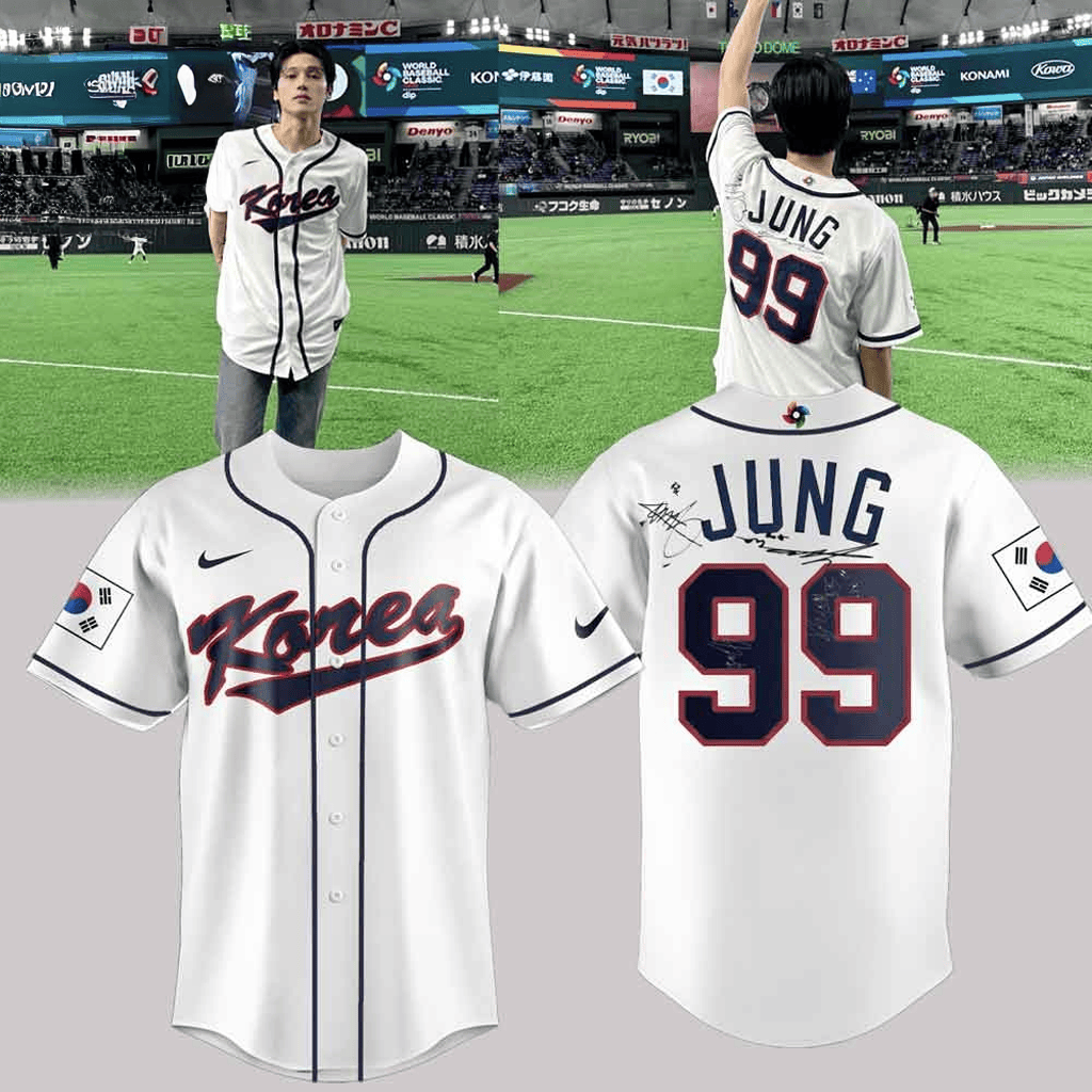 South Korea 2026 WBC JUNG 99 Baseball Jersey World Baseball Classic Merch 2026