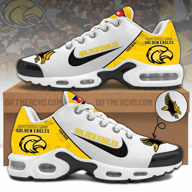 Southern Miss Golden Eagles Shoes 2026 Version Custom Name, Shoes For Sport Fan, Sport Gifts Ph270
