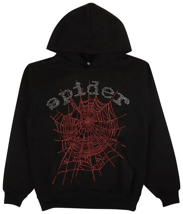 Sp5der Hoodie Black Red 555 Spider Web Hoodie Apparel Merchandise Gift Ideas