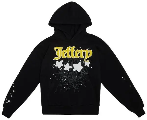 Sp5der Jeffery Hoodie Black 555 Spider Clothing Spider Young Thug Merch