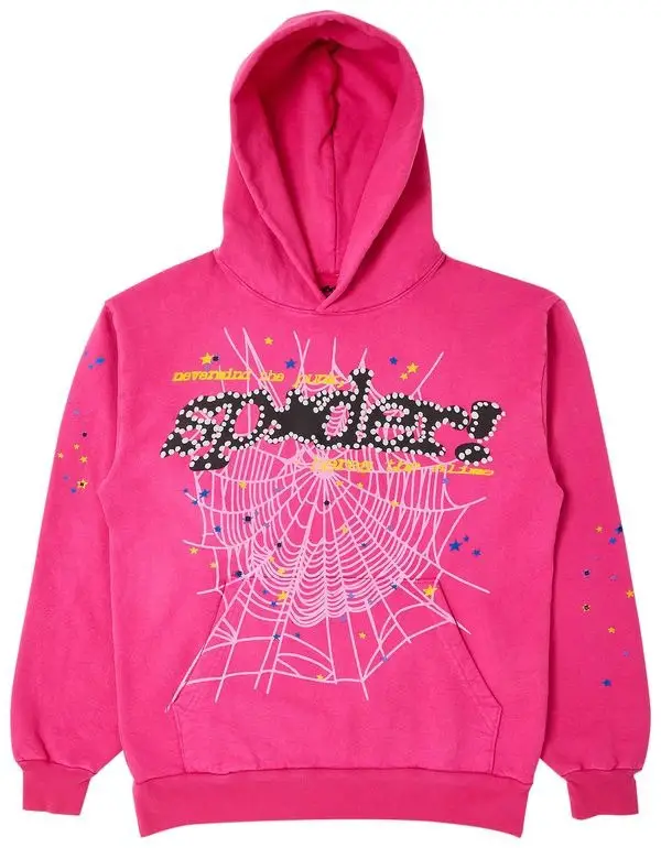 Sp5der Pnk V2 Hoodie Pink Spider 555 Hoodie Young Thug Spider Merch Clothing