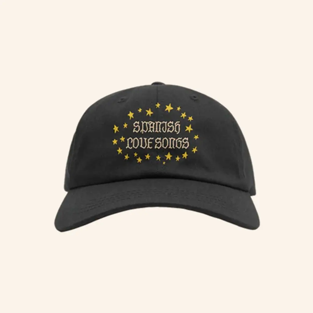 Spanish Love Songs Merch Embroidered Stars Hat Black Xmas Gifts For Rock Fans -WearandDecor