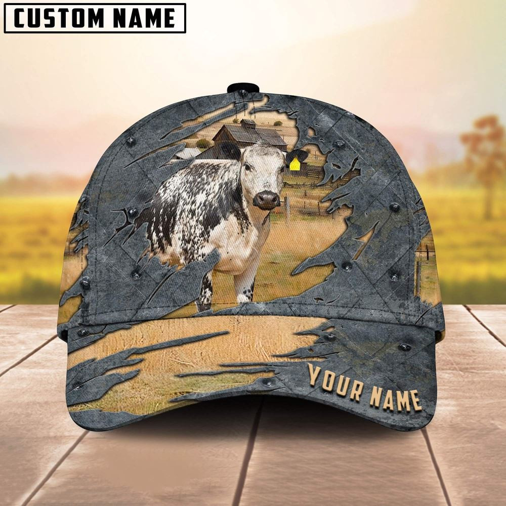 Speckle Park Customized Name Cap Farmer Baseball Cap Gift For Farmer