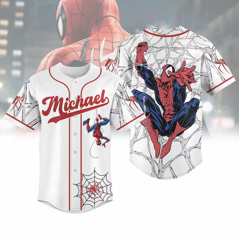 Spider-Man Brand New Day Jersey Marvel Superhero Comic Fan Merch Clothes Unique Gifts For Fans