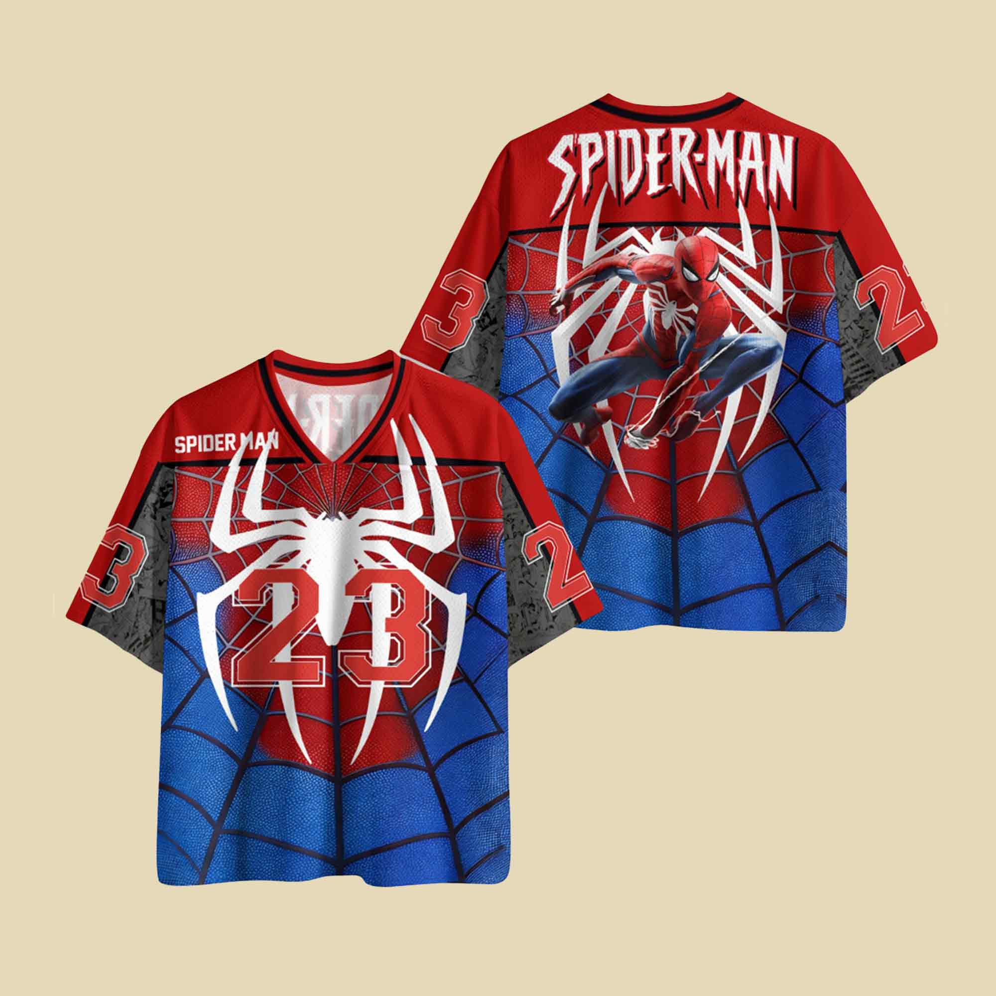 Spiderman Jersey Shirt Marvel Avengers Merch Brand New Day Super Hero Fans Gift