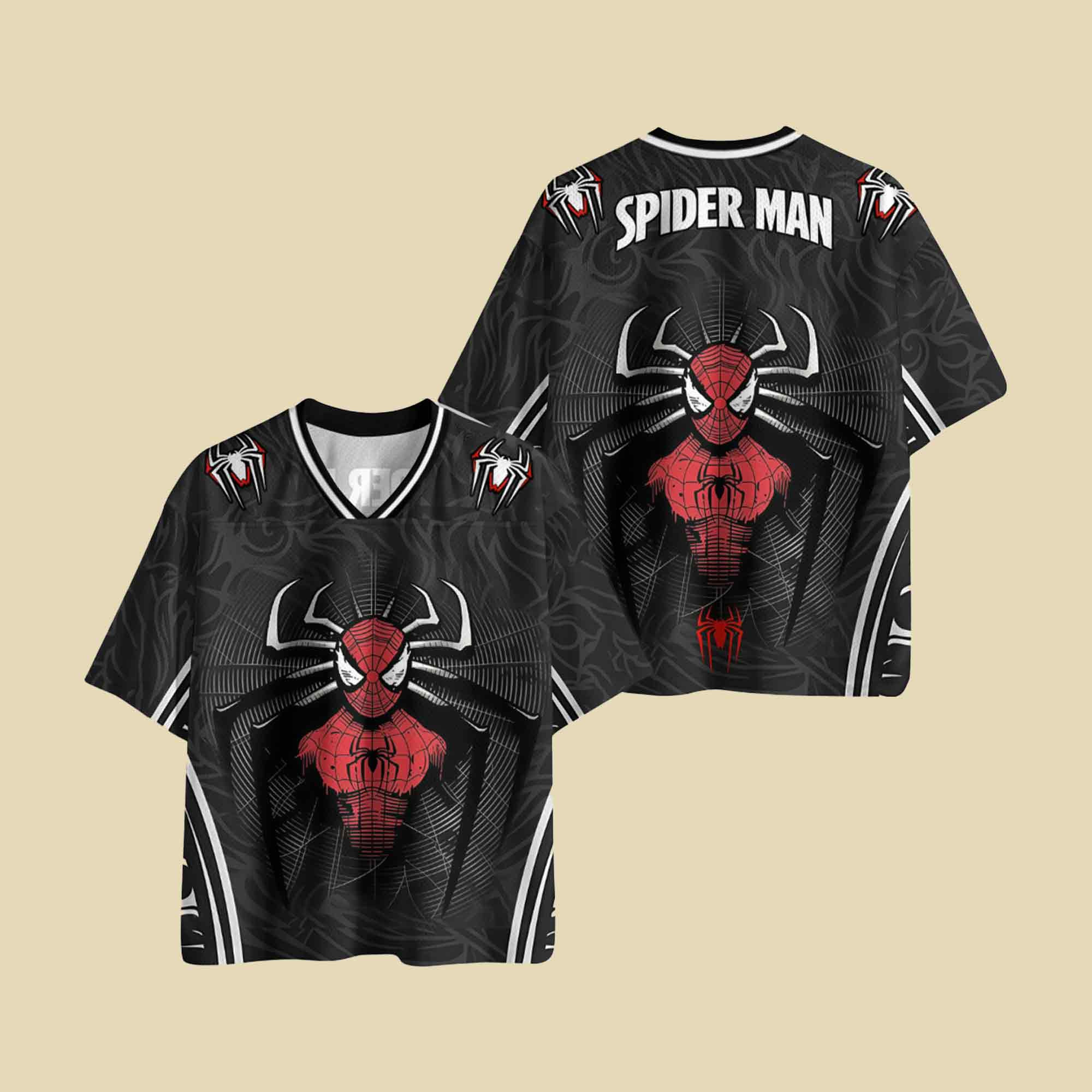 Spiderman Jersey Shirt Marvel Avengers Spiderman Lover Gift For Fathers Day