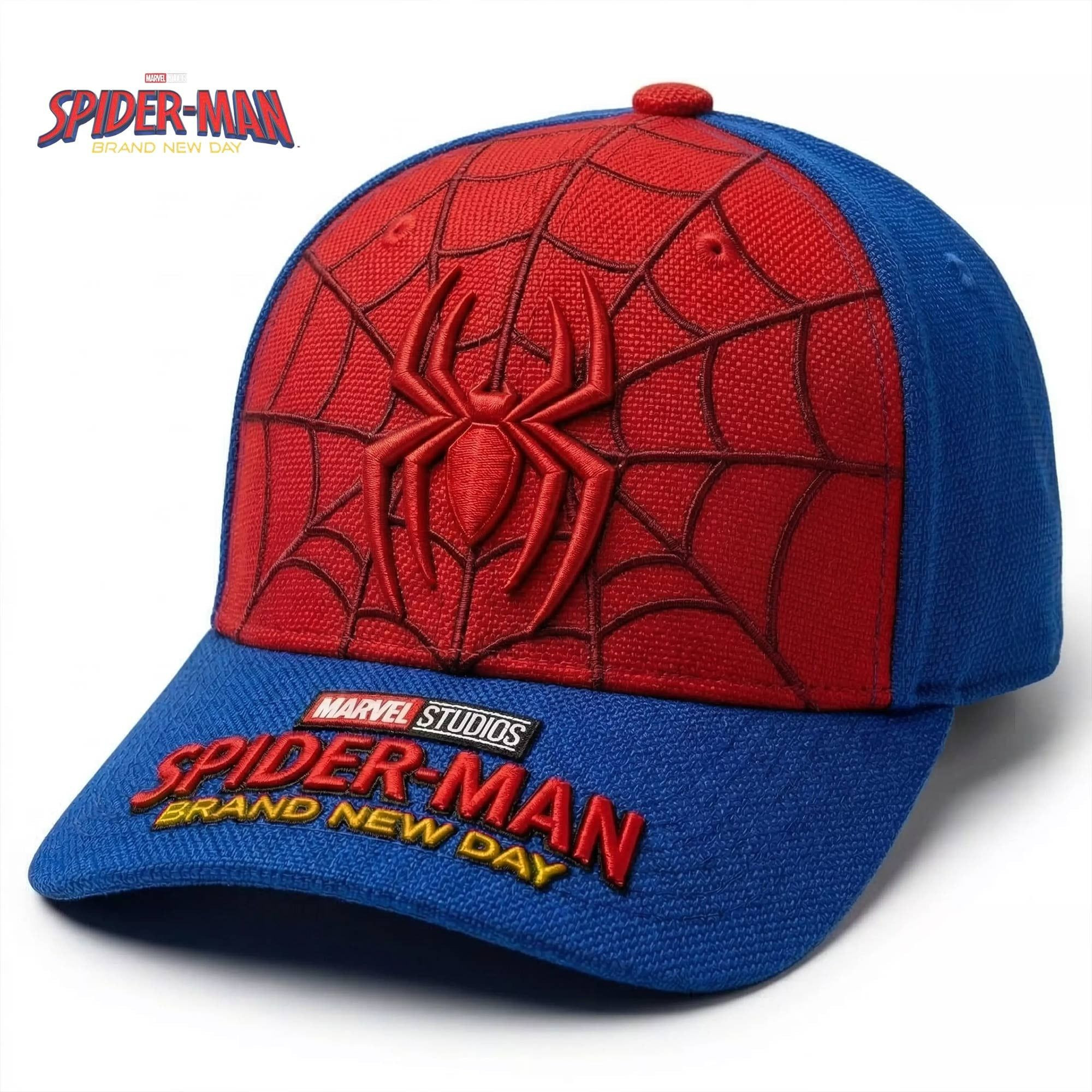 Spiderman Merch Brand New Day Dad Hat Marvel Logo Baseball Cap Gift For Brother