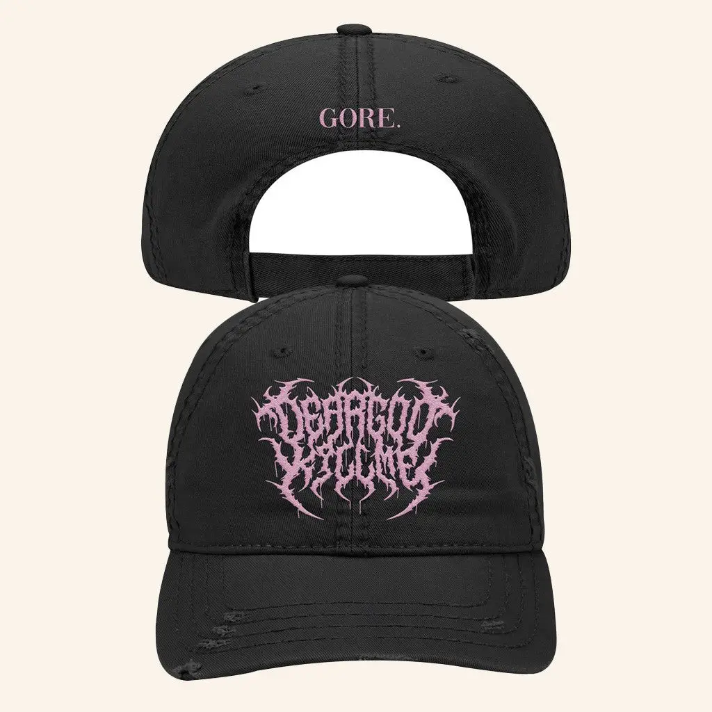 Spinefarm Merch Gore Gdkm Black Dad Hat Gifts For Brother -WearandDecor Spinefarm Merch Gore Gdkm Black Dad Hat Gifts For Brother -WearandDecor - Image 1