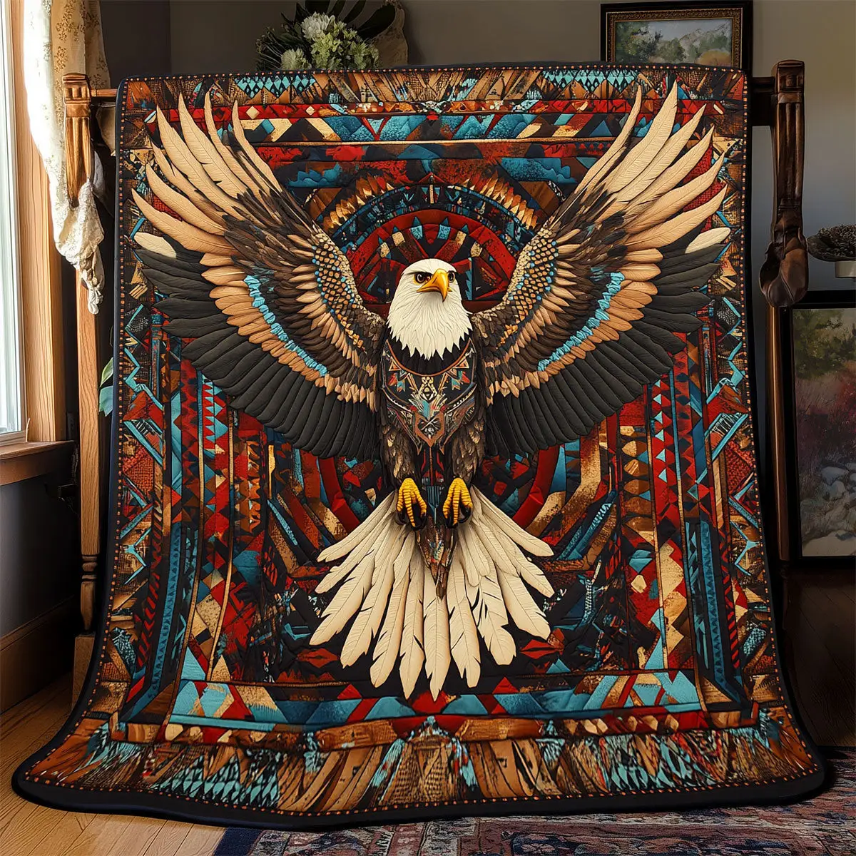 Spirit Eagle Quilted Blankets Meaningful Gifts For Dad Birthday