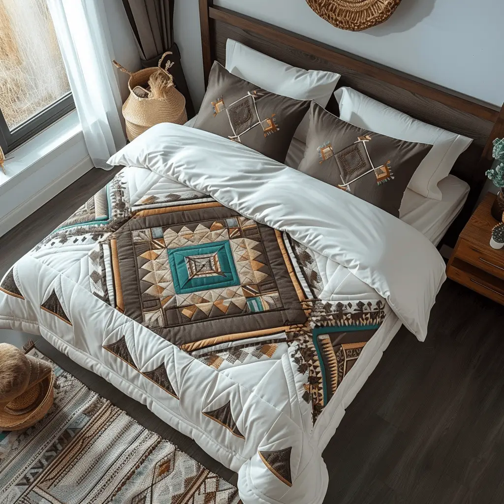 Spirit Weave Quilted Bedding Set Bed Decorations Native Gifts For Men