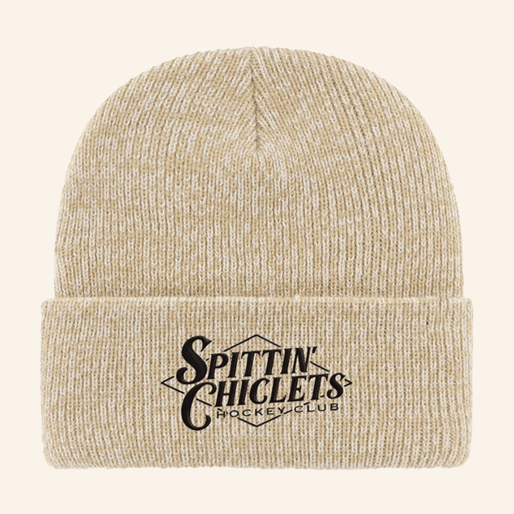 Spittin Chiclets Merch Spittin Chiclets Hockey Club Beanie Unique Ice Hockey Gifts
